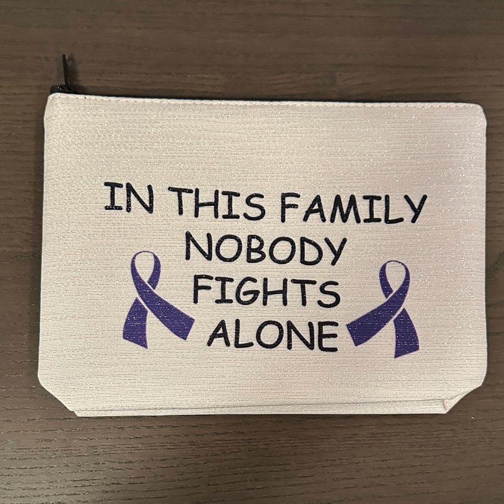 Cancer Awareness Pouch NIP - Picture 3 of 7